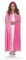 Girls Dark Pink Cape Full Length Panne Halloween or Christmas Fun Dress Up